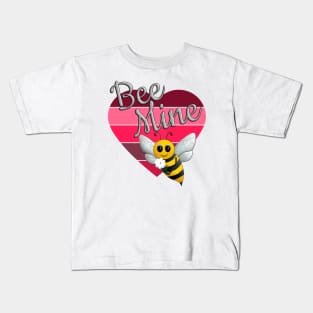 Bee Mine - Bee My Valentine Kids T-Shirt